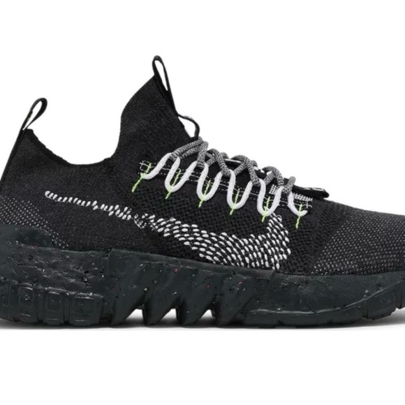 Nike Space Hippie 01 Black Volt Size 7 DJ3056-001 - Picture 3 of 7